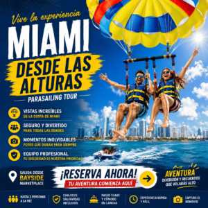 Parasailing Tour in Miami: Official Booking Center at Bayside Marketplace