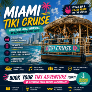 Cruisin' Tikis Miami: Official Booking Center at Bayside Marketplace