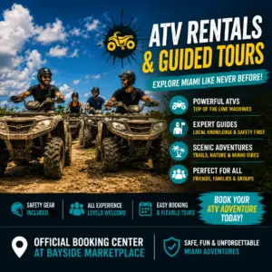 ATV Rentals & Guided Tours Miami: Official Booking Center at Bayside