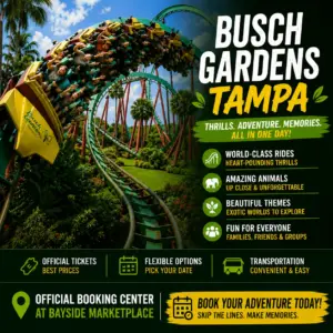 Busch Gardens Tampa: Official Booking Center at Bayside Marketplace