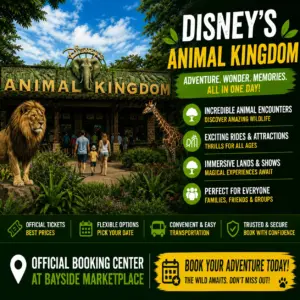 Disney’s Animal Kingdom: Official Booking Center at Bayside Marketplace