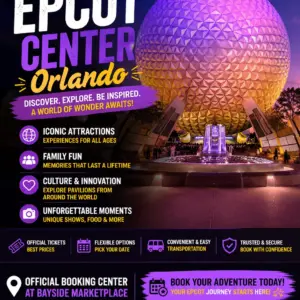 Epcot Center Orlando: Official Booking Center at Bayside Marketplace