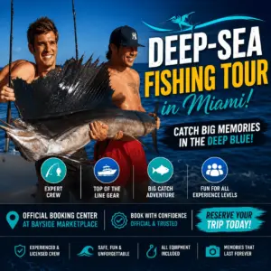 Deep-Sea Fishing Tour in Miami: Official Booking Center at Bayside