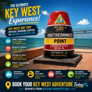 Key West Day Trip: Official Booking Center at Bayside Marketplace