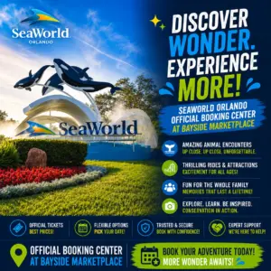 SeaWorld Orlando: Official Booking Center at Bayside Marketplace