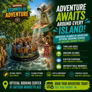 Universal Islands of Adventure: Official Booking Center at Bayside Marketplace