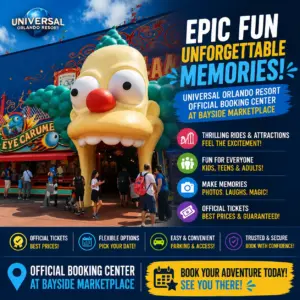Universal Orlando Resort: Official Booking Center at Bayside Marketplace